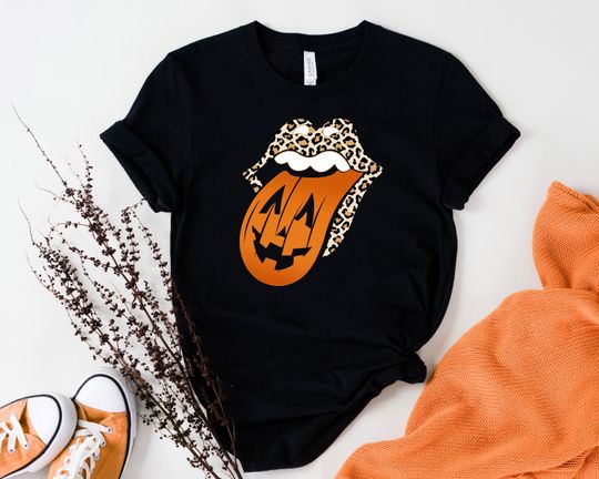 Discover Smiling Pumpkin Face Halloween Shirt Design