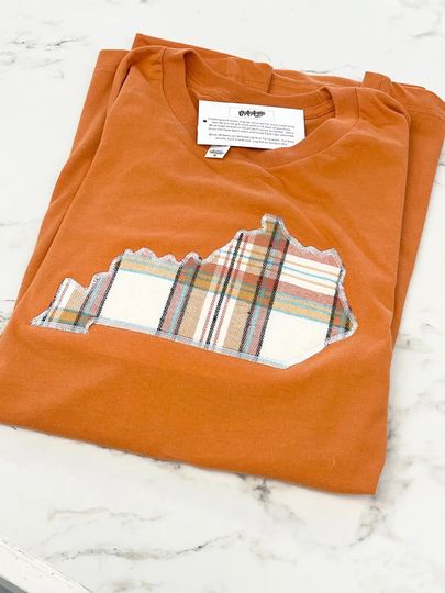 Discover fall shirt, plaid, womens fall shirt, state tee