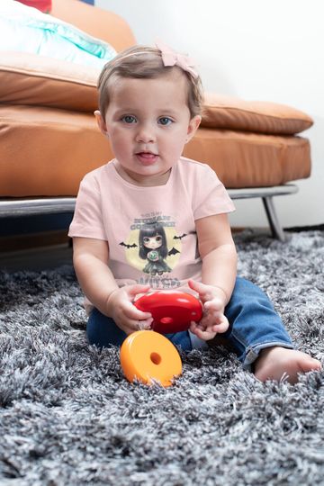 Discover Halloween Infant Tee, "This Is My Human Costume I'm Really A Witch" Cute Witchy Girl T-Shirt For Halloween, Matching Tees For the Family