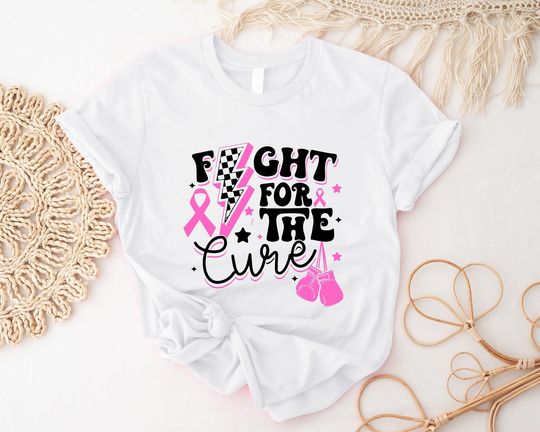 Discover Breast Cancer Awareness Fight For The Cure T-Shirt