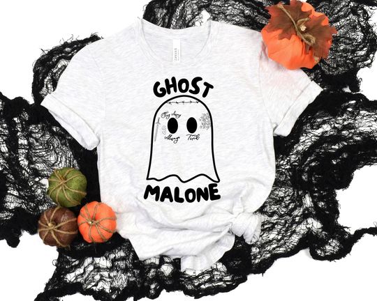 Discover ADULT Post Malone Ghost Malone T-Shirt, Bella Canvas