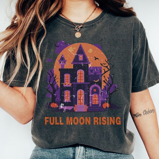Discover Vintage Halloween Full Moon Shirt