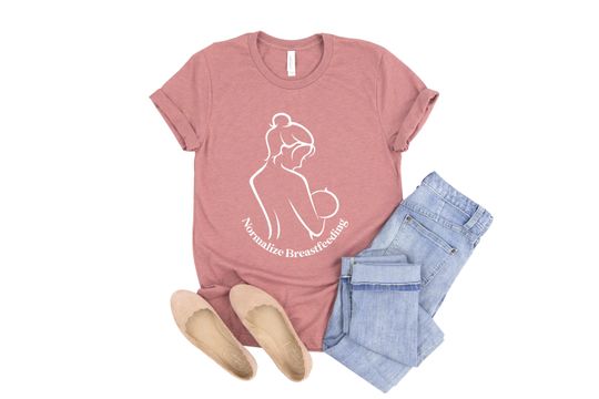 Discover Normalize Breastfeeding Natural Mama Shirt
