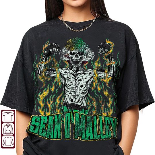Discover Arizonna Sport Shirt, Sean O Malley Shirt, Skeleton Sport Shirt, Vintage Bootleg Shirt, Washed Color Shirt,  Color Shirt SKESEP06