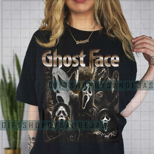 Discover Vintage Scream Halloween T-Shirt for Horror Movie Fans