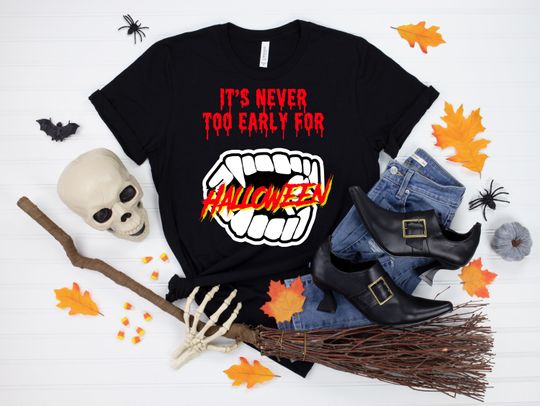 Discover Vampire Fangs Shirt - Halloween Party Tee