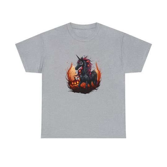 Discover Halloween Unicorn Shirt | Halloween Gift | Halloween Costume | Grim Reaper Shirt | Black Unicorn T-Shirt