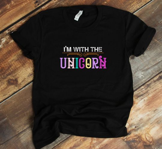 Discover I'm With The Unicorn T-Shirt - Trick or Treat Parent Halloween Costume