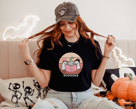 Discover Halloween Book Lover T-Shirt Collection