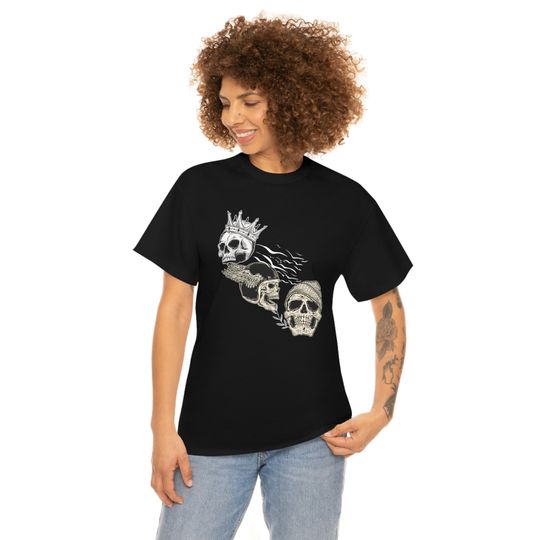 Discover Gothic Skeleton T-Shirt - Y2K Style Grunge Graphic