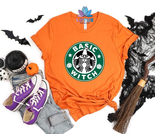 Discover Basic Witch Fall Coffee T-shirt