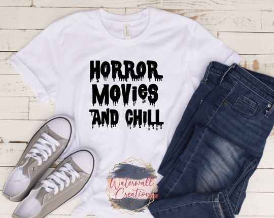 Discover Horror Movies and Chill Graphic Shirts Collection