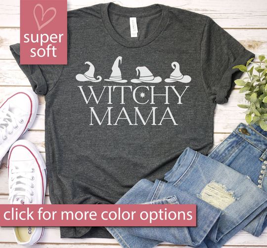 Discover Funny Halloween Mom Witch Shirt