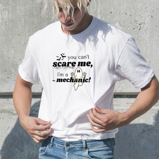 Discover Funny Mechanic Halloween Tee