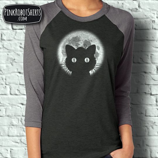 Discover Full Moon Black Cat Shirt - Perfect for Cat Lovers