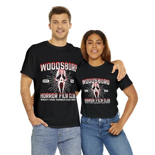 Discover  Woodsboro Horror Club Shirt, Horror Film Club Shirt, Scary Halloween Shirt, Spooky Season Shirt, Scream Ghost Shirt