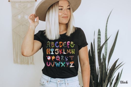 Discover ABC Halloween Teacher Shirt