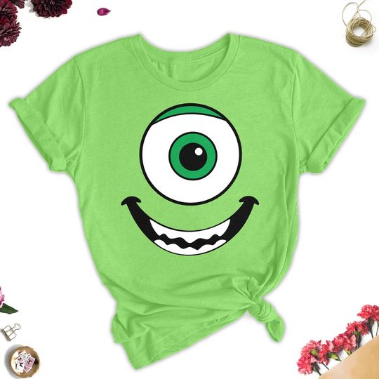 Discover Green Eye Monster T-Shirt - Halloween Costume Style