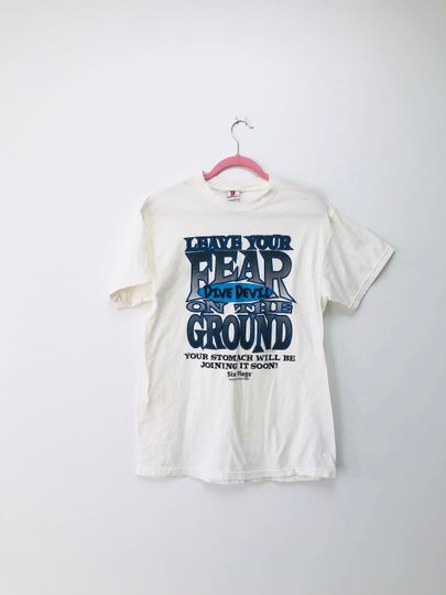 Discover 90s Six flags tshirt magic mountain medium