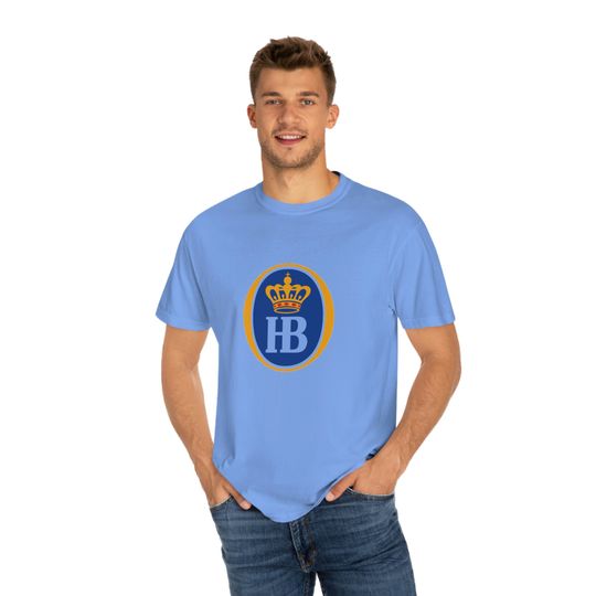 Discover Unisex Garment-Dyed T-shirt, Hofbrau, Beer, Bier, German, Munich, Munchen, Classic, Pure German, Gift