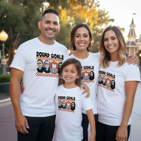 Discover Squad Goals Shirt, Halloween Killers Shirt, Horror Squad Tshirt, Horro r Movie Lover Gift, Horror Movie Killers Shirt, Spooky Season