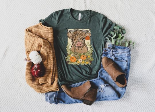 Discover Thankful Cow Fall Shirt - Cute Thanksgiving Apparel