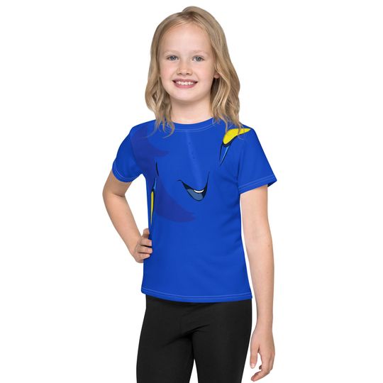 Discover Blue Tang Kids crew neck t-shirt