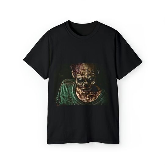 Discover Unisex Ultra Cotton Tee Zombie The Walking D Halloween T-shirt