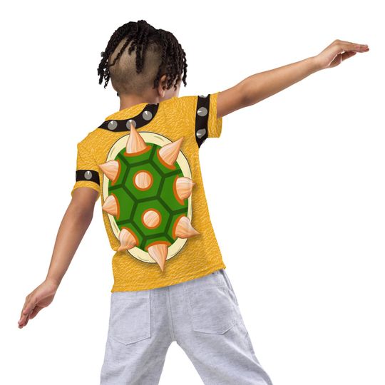 Discover Bowser Inspired Kids crew neck t-shirt