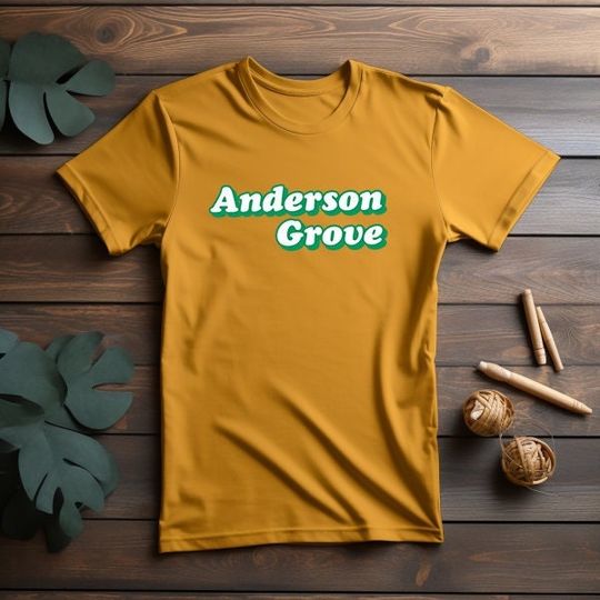 Discover Anderson Grove Unisex t-shirt, Trendy Nature-Inspired Apparel, Anderson Grove Shirt