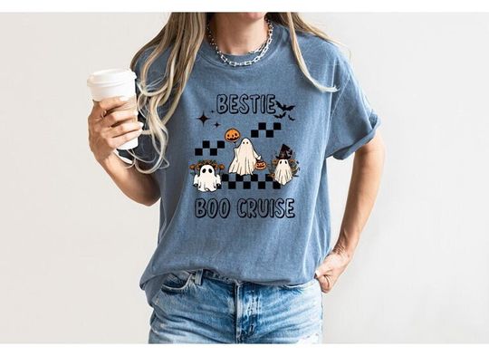 Discover Cruise Ship Besties T-Shirt, Perfect Gift for Friends on Tropical Getaways