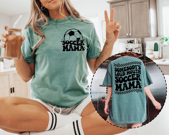 Discover Game Day Soccer Mama Shirt, Loud Mouth Soccer Mama Designs