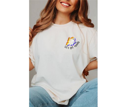 Discover Trippy Ghost Halloween T-Shirt - Let's Get Spooky Apparel