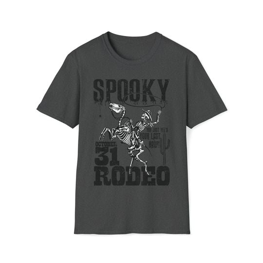 Discover Spooky Rodeo Halloween T-Shirt