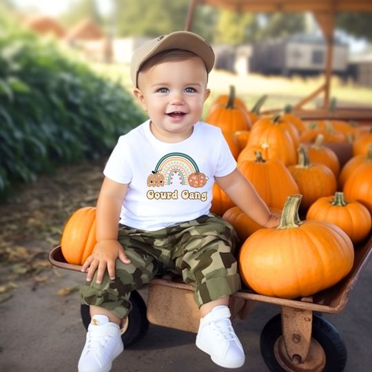 Discover Pumpkin Gourd Gang Fall Shirt - Cute Thanksgiving Tee