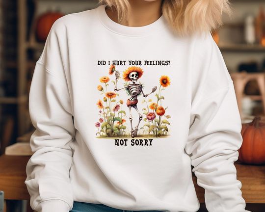 Discover Did I Hurt Your Feelings Funny Halloween Graphic T-Shirt