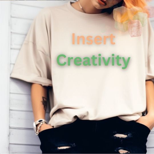 Discover Oversized Ivory C1717 T-shirt Halloween Mockup