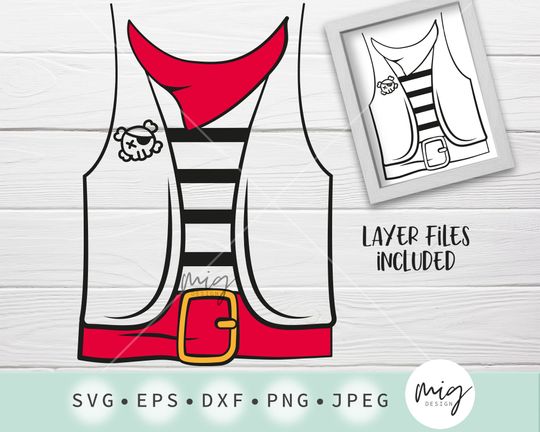 Discover Pirate SVG - Fun Pirate Costume Design