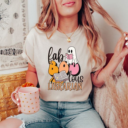 Discover Faboolous Halloween Librarian Shirt - Fun Theme