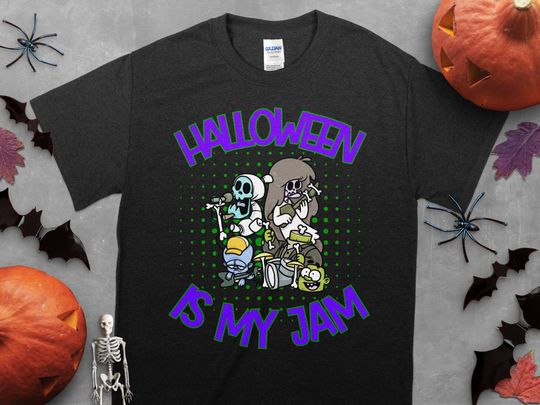 Discover Funny Halloween Is My Jam Zombie Band T-Shirt