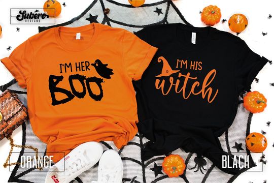 Discover Halloween Couple Matching Shirts