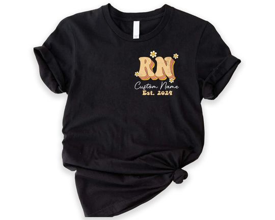Discover Custom RN Thank You Nurse T-Shirt