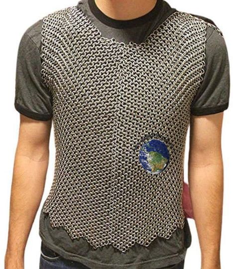 Discover Aluminium Butted Chainmail Shirt Sleeveless,Halloween Gift