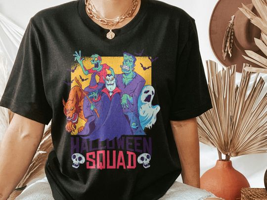 Discover Halloween Squad T-Shirt, Halloween Squad Gift Tee Shirt