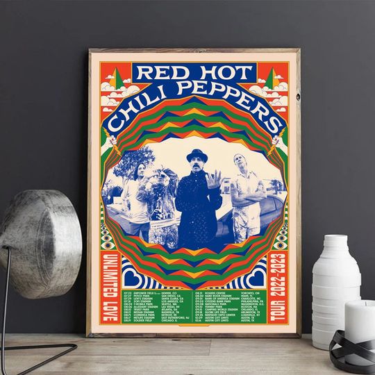 Discover Red Hot Chili Peppers Unlimited Love Tour 2022-2023 Posters