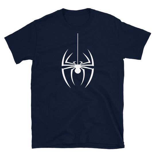 Discover Spider Print - Halloween-Inspired Short-Sleeve Unisex T-Shirt