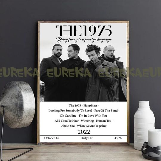 Discover The 1975 - Being funny in a foreign language album Poster