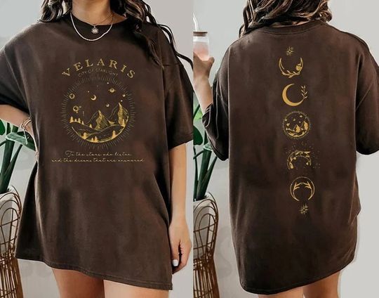 Discover Velaris Shirt, Velaris City Of Starlight Shirt, The Night