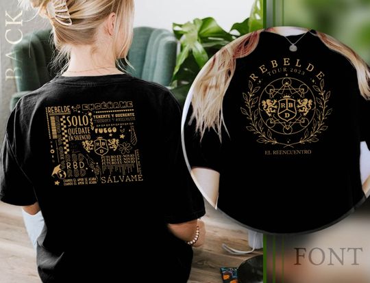 Discover RBD Touring Double-Sided Shirt for Fans