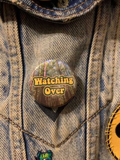 Discover Watching Over Music lover Pin Buttons